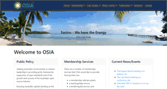 Desktop Screenshot of osia.com.au