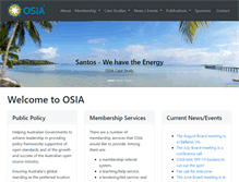 Tablet Screenshot of osia.com.au