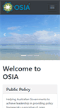 Mobile Screenshot of osia.net.au